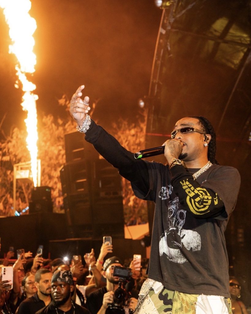Artist with fire effects on the main stage, Mad Island Festival 2026